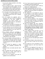 Предварительный просмотр 2 страницы Goldair GIR300 Operating Instructions