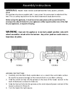 Предварительный просмотр 6 страницы Goldair GMH280 Operating Instructions Manual