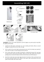 Preview for 6 page of Goldair GOC1211 Operating Instructions Manual