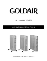 Goldair GOC137T Operating Instructions preview