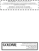 Preview for 5 page of Goldair GOC1411TH Operating Instructions Manual