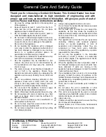 Preview for 3 page of Goldair GOC155 Operating Instructions Manual