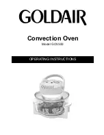 Goldair GOV300 Operating Instructions Manual preview