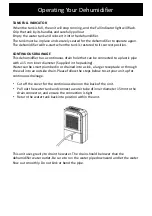 Preview for 13 page of Goldair GPDH480 Operating Instructions Manual