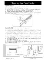 Предварительный просмотр 3 страницы Goldair GPH110 Operating Instructions Manual