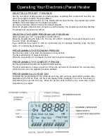 Предварительный просмотр 8 страницы Goldair GPH110 Operating Instructions Manual