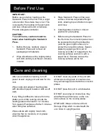 Preview for 5 page of Goldair GPP250 Operating Instructions Manual