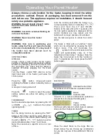 Preview for 5 page of Goldair GPPH500 Operating Instructions Manual