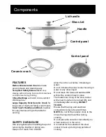 Preview for 3 page of Goldair GSL150 Operating Instructions Manual