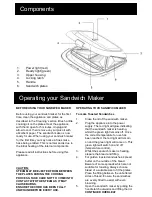 Предварительный просмотр 3 страницы Goldair GSM220 Operating Instructions