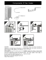 Предварительный просмотр 3 страницы Goldair GSOC125 Operating Instructions Manual