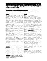 Preview for 2 page of Goldair GT302 Operating Instructions Manual