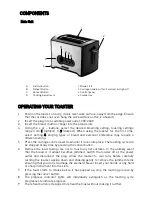 Preview for 3 page of Goldair GT302 Operating Instructions Manual