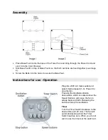 Preview for 3 page of Goldair GTF010 Instruction Book