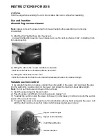 Preview for 4 page of Goldair GVC400 Operating Instructions Manual