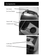 Предварительный просмотр 3 страницы Goldair GVC410 Operating Instructions Manual