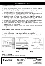 Preview for 4 page of Goldair GVF125W-KIT Operating Instructions Manual