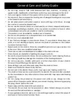 Preview for 3 page of Goldair GWTH200 Operating Instructions Manual