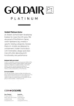 Preview for 12 page of Goldair PLATINUM GPCW100 Manual