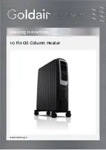 Предварительный просмотр 1 страницы Goldair Platinum GPOC4310 Operating Instructions Manual