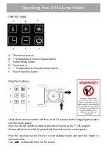 Preview for 7 page of Goldair Platinum GPOC4310 Operating Instructions Manual