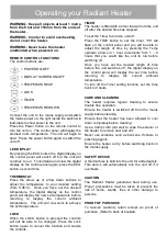 Preview for 7 page of Goldair Platinum GPORD02-18 Operating Instructions Manual