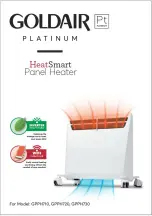 Предварительный просмотр 1 страницы Goldair Platinum HeatSmart GPPH710 Manual