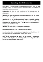 Preview for 5 page of Goldair Select GSD170 Operating Instructions Manual