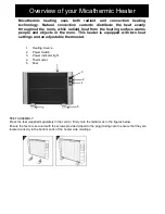 Preview for 4 page of Goldair Select GSMH100 Operating Instructions Manual