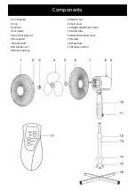 Preview for 3 page of Goldair Select GSPF40R Operating Instructions Manual