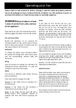 Preview for 6 page of Goldair Select GSPF40R Operating Instructions Manual