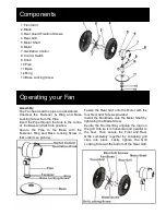 Preview for 4 page of Goldair Venti GCDF160 Operating Instructions Manual