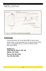 Предварительный просмотр 10 страницы Goldak 720 Operating Manual