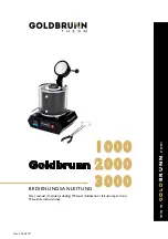 Preview for 1 page of GOLDBRUNN THERM Goldbrunn 1000 User Manual