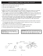 Предварительный просмотр 8 страницы Golden Blount 18" - 24" & 30" Installation And Operating Instructions Manual