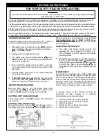 Предварительный просмотр 19 страницы Golden Blount CBF18VF+OMEGA18LM Installation And Operating Instructions Manual