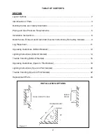 Preview for 2 page of Golden Blount SUPER-FIRE SF3624-TV Installation And Operating Instructions Manual