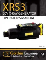 Preview for 1 page of Golden engineering XRS-3 Operator'S Manual