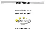 Предварительный просмотр 11 страницы golden interstar Beta X User Manual