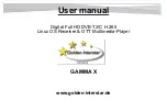 Preview for 16 page of golden interstar GAMMA X User Manual