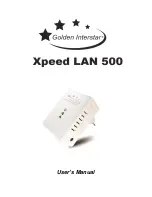 golden interstar Xpeed LAN 500 User Manual предпросмотр