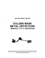 Preview for 1 page of GOLDEN MASK 1 Instructions For Use Manual