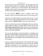 Preview for 14 page of GOLDEN MASK DEEP HUNTER Pro AE Instruction Manual