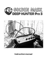 Preview for 1 page of GOLDEN MASK DEEP HUNTER Pro3 Instruction Manual