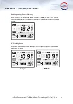 Предварительный просмотр 9 страницы Golden Motor BAC-601 LCD User Manual