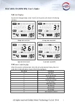 Предварительный просмотр 10 страницы Golden Motor BAC-601 LCD User Manual