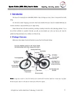 Предварительный просмотр 5 страницы Golden Motor Sports E-bike SEB-350L User Manual