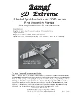 Golden Skies Bampf 3D Extreme Final Assembly Manual preview