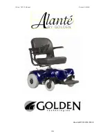 Предварительный просмотр 40 страницы Golden Technologies Alante GP201 Owner'S Manual