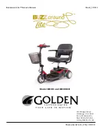 Preview for 44 page of Golden Technologies Buzz Around Lite GB106 Owner'S Manual